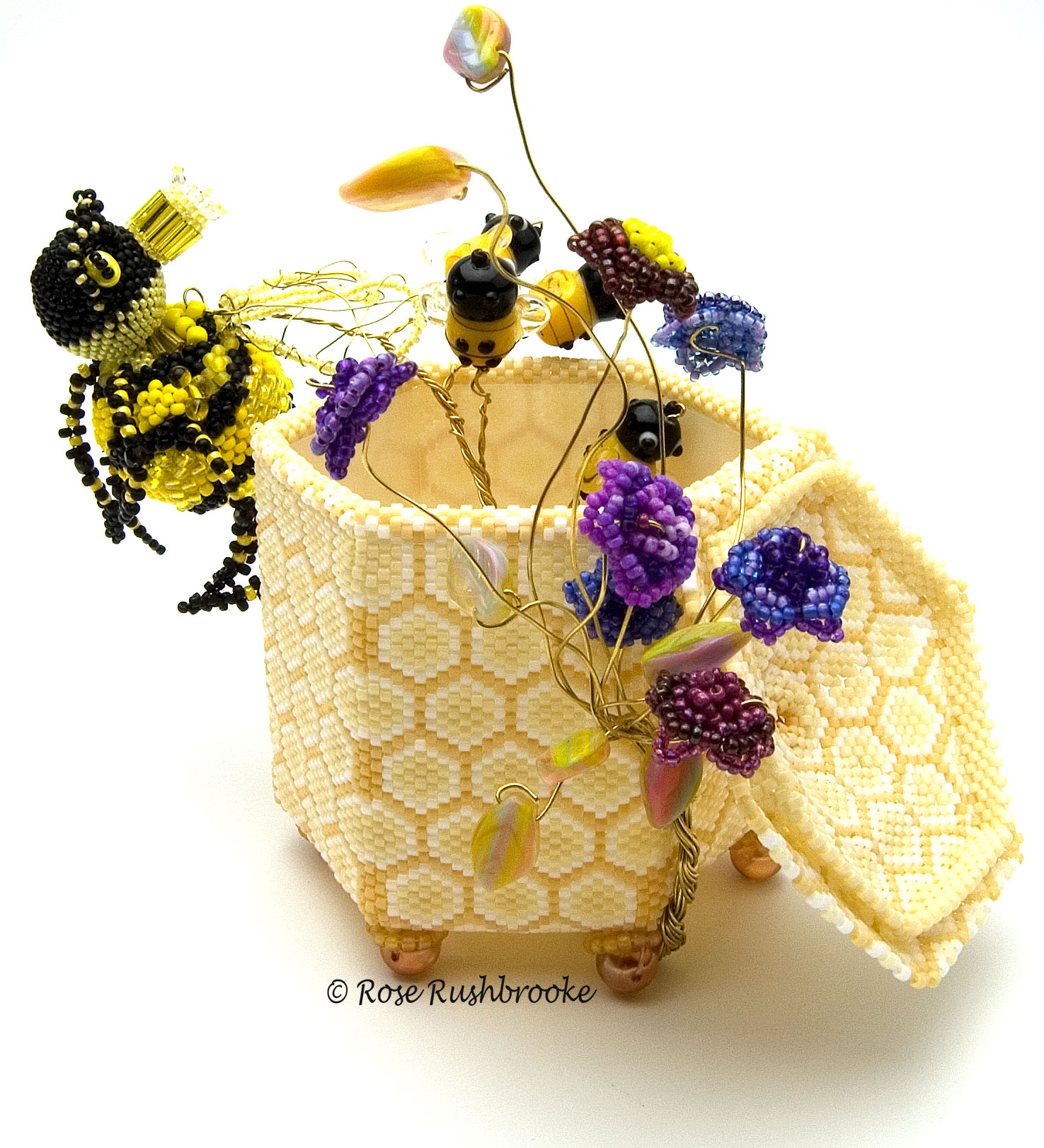 Close up of hive by Rose Rushbrooke. Image copyright © Rose Rushbrooke.