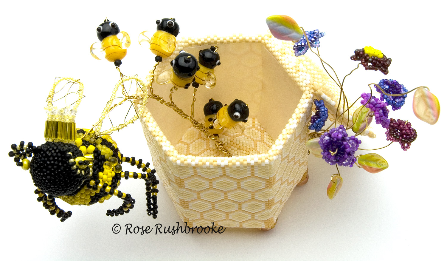 Top view of hive by Rose Rushbrooke. Image copyright © Rose Rushbrooke.