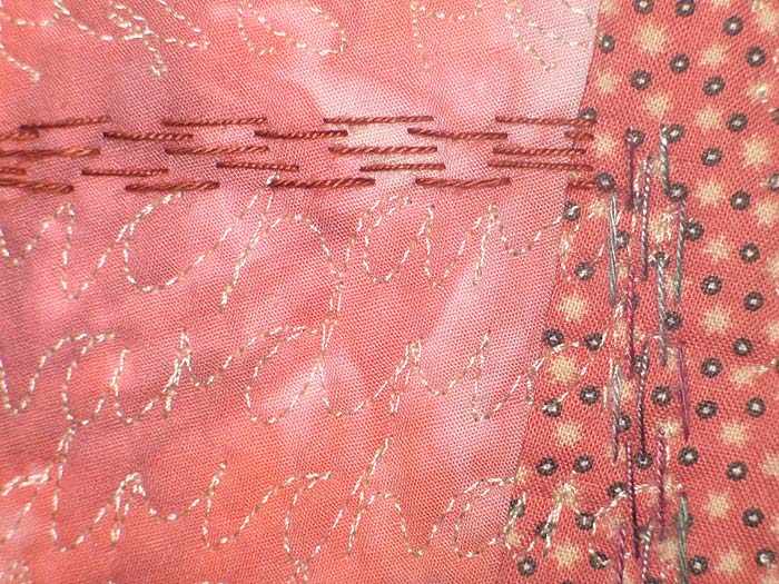 Detail 2 from Life Opera: All the People, All the Places - fractal quilt by Rose Rushbrooke. Image copyright &copy; Rose Rushbrooke.